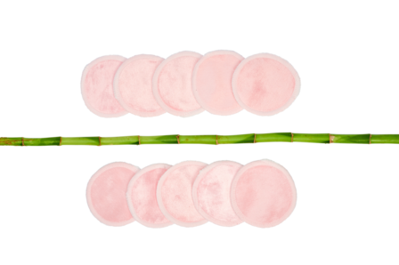Herbruikbare wattenschijfjes - Roze