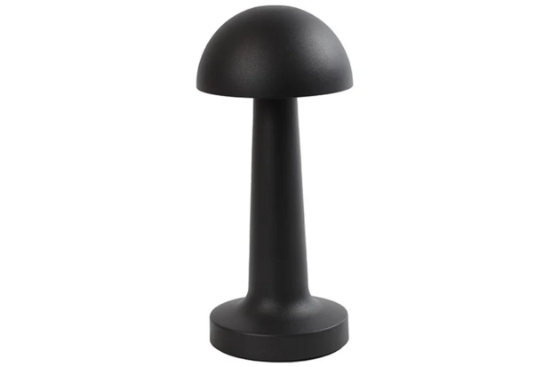 Tafellamp Paddenstoel - Zwart